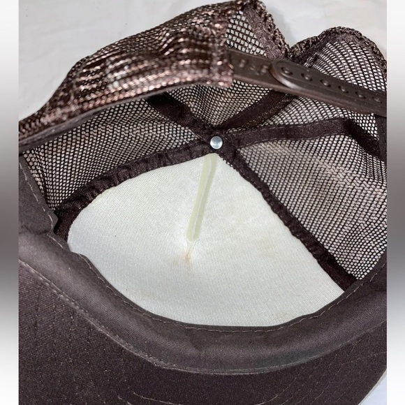 Raging Cow Snapback - KC Brand Hat - Mesh - Trucker Style Hat - Brown - Picture 3 of 5